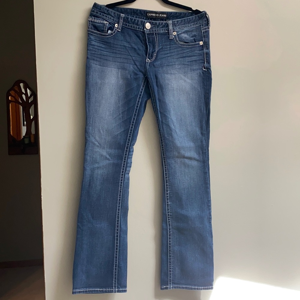 Express Boot Cut Jeans, Stella Low Rise